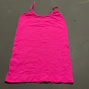 Hot pink junior’s SO tank top